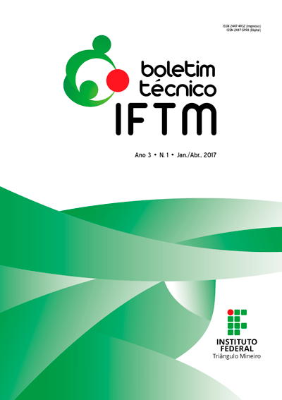 					Visualizar Ano 3, n. 1, jan/abr., 2017: Boletim Técnico IFTM
				