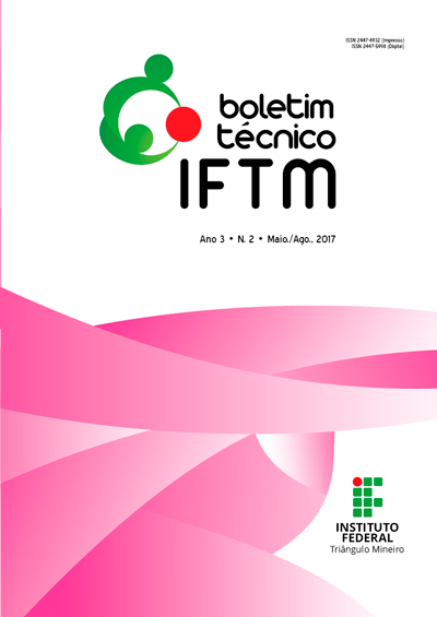 					Visualizar Ano 3, n. 2, maio/ago., 2017: Boletim Técnico IFTM
				