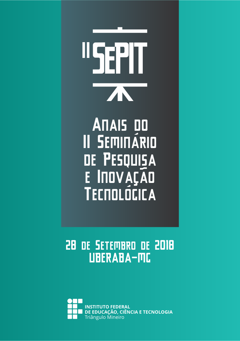 					Visualizar v.2 n.1, Setembro, (2018): Anais do II Seminário de Pesquisa e Inovação Tecnológica
				
