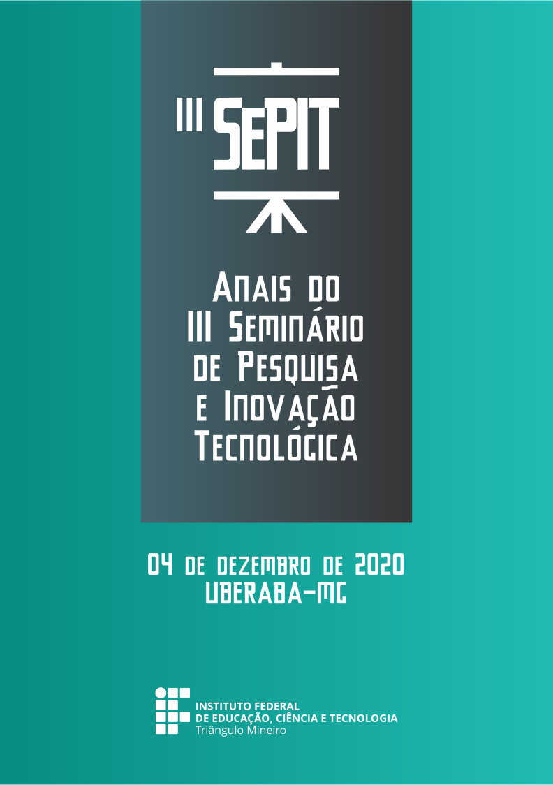 					Visualizar v.3 n.1, Dezembro, (2020): Anais do III Seminário de Pesquisa e Inovação Tecnológica
				